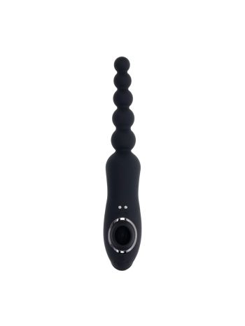 Playboy Pleasure - Let It Bead Vibrating Anal Beads - Black