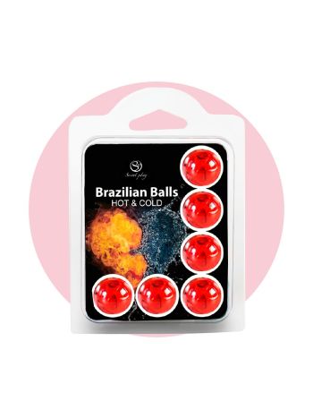 Secret Play - Brazilian Balls Hot & Cold - 6 Massage Balls