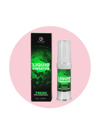 Secret Play - Fresh Unisex Stimulating Gel Liquid Vibrator - 15 ml