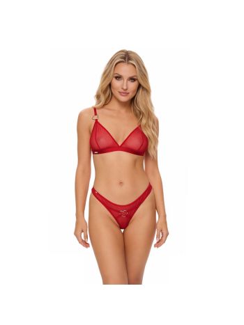 Obsessive - Crimessa Lingerie Set - Red