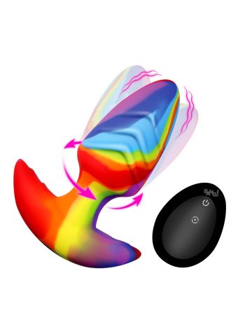 Bang! - Rotating and Vibrating Butt Plug - 9.9 cm