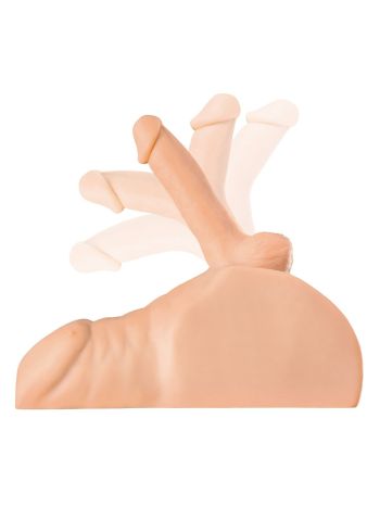 PDX Plus - Perfect Ride Realistic Sex Doll With Posable Dildo - 6''