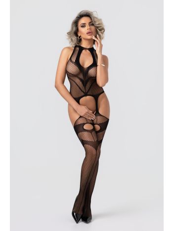 Christine - After Dark Fishnet Suspender Catsuit