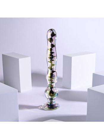 Playboy Pleasure - Jewels Wand Glass Dildo - 20.3 cm