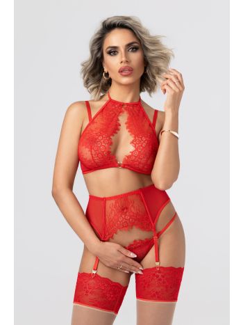 Christine - Lace 3-Piece Garter Set Simona