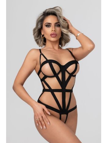 Christine - Harness Cut-Out Bodysuit Partition