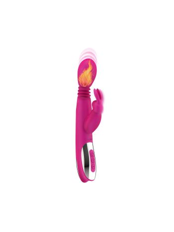 Easytoys Vibe - Heating Thrusting Vibrator - Pink