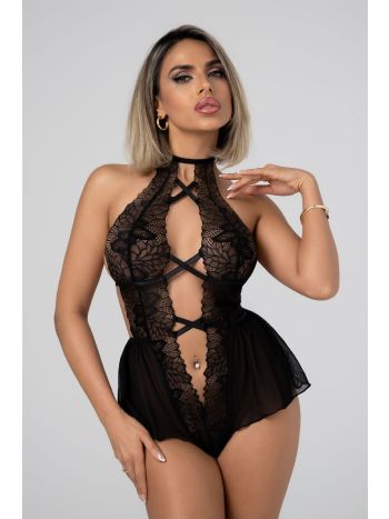 Christine - Lace Cut-Out Teddy Liza