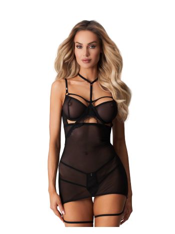 Obsessive - Arrowel Black Chemise - Black