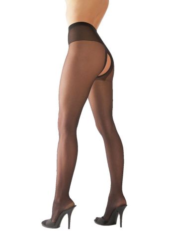 Crotchless Tights black