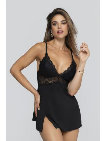 Christine - Babydoll Pixy - Black