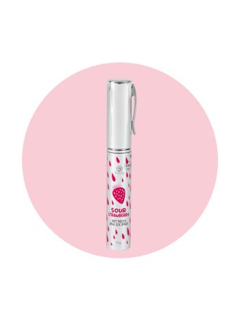 Secret Play - Wet Mouth Oral Spray Sour Strawberry - 11g