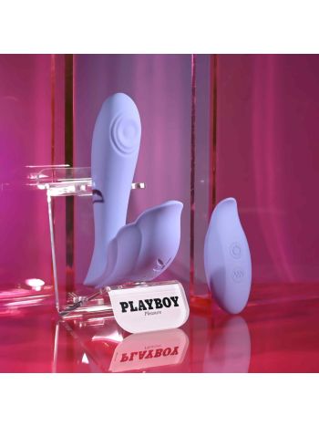 Playboy Pleasure - Lilac Fantasy Dual Vibrator - Lavender