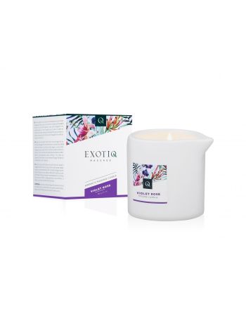 Exotiq Massage Candle Violet Rose - 60g