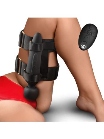 Master Series - Thunderstick Wand with Thigh Strap - Black