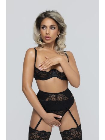 Christine - 3-pcs Open Bra Crotchless Slip Set Gush