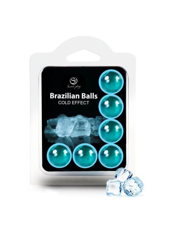Secret Play - Brazilian Balls Cold Effect - 6 Massage Balls